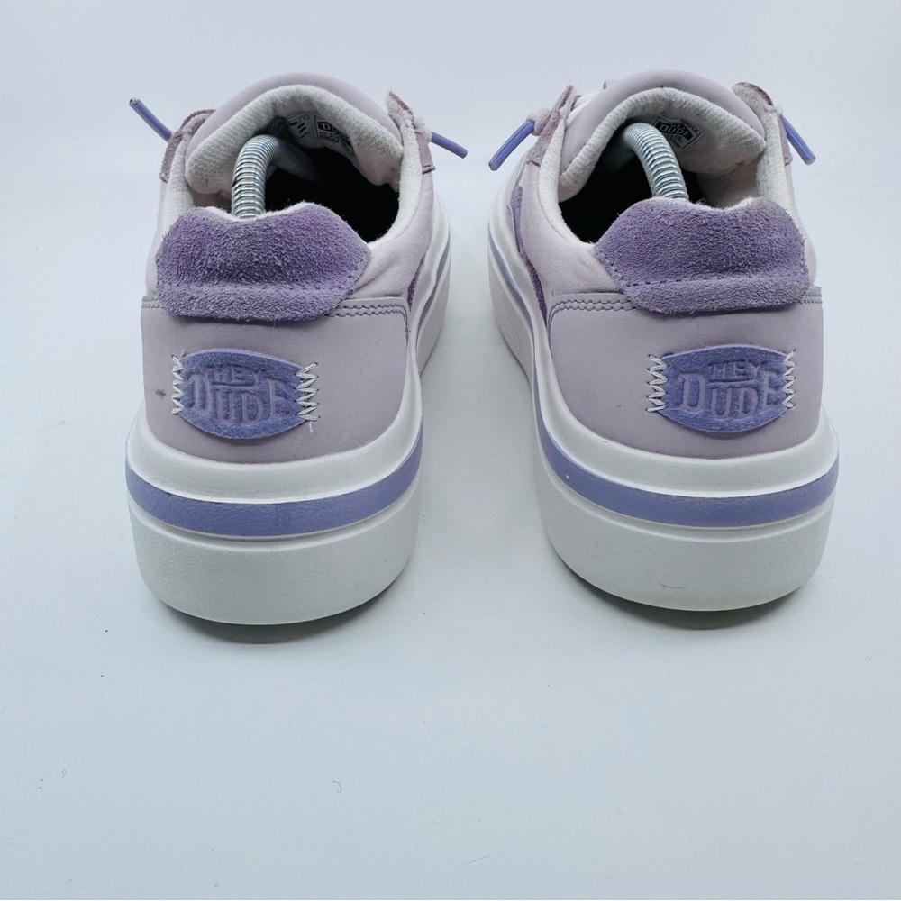 HEYDUDE Hudson Lift Pastel Color Light Purple Women’s 7 - Picture 3 of 11